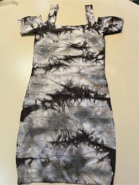 Y2K Kardashians Bebe Tye Dye Dress